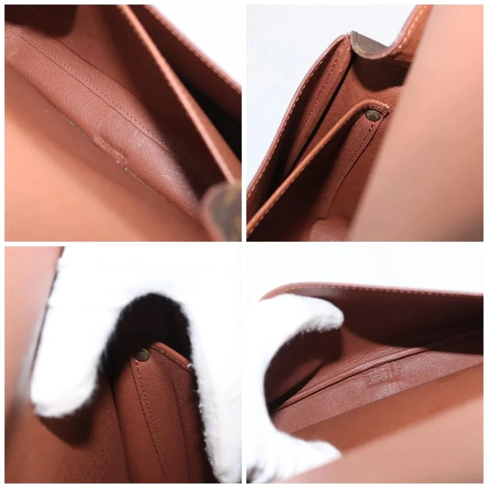 LOUIS VUITTON Monogram Cartouchiere GM Shoulder Bag M51252 LV Auth 155577